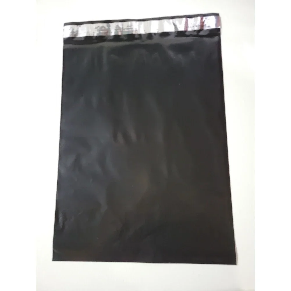 80 10X13 POLY MAILERS PLASTIC SELF SEALING SHIPPING ENVELOPES BAGS BLACK & GOLD